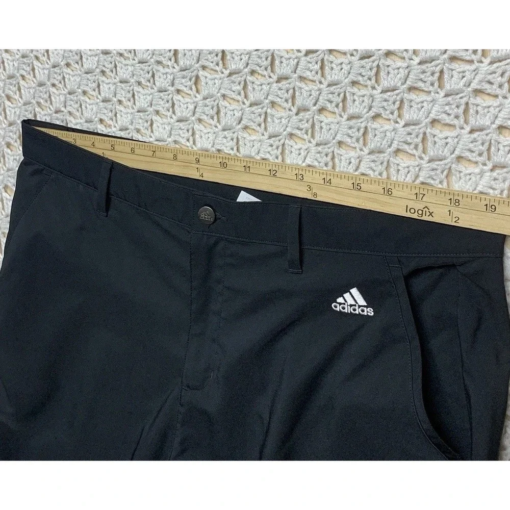 Adidas Originals Adi Golf Pants Mens‎ Tag 38x30 Black Straight Leg
